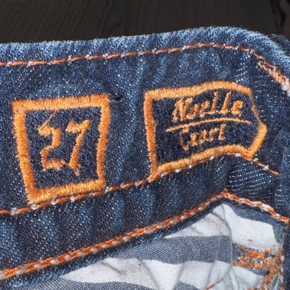 Rock revival noelle capri crop cropped Women's Blue Jeans denim - Picture 6 of 7